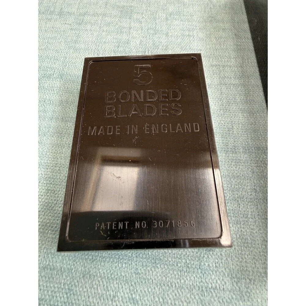 VTG Wilkinson Sword Bonded Razor System 5 Blades Case & Instructions England UK